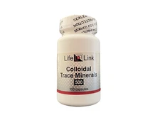 LifeLink Colloidal Trace Minerals | 100 capsules | Multi-Mineral Supplement