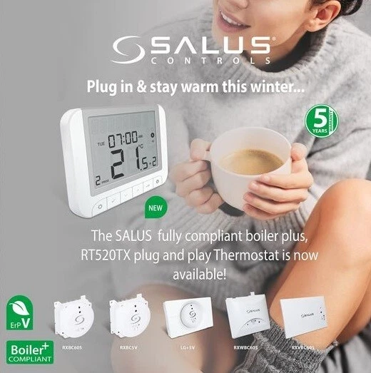 Salus RT520TX Programmable Room Thermostat Boiler Plus Compliant - | eBay