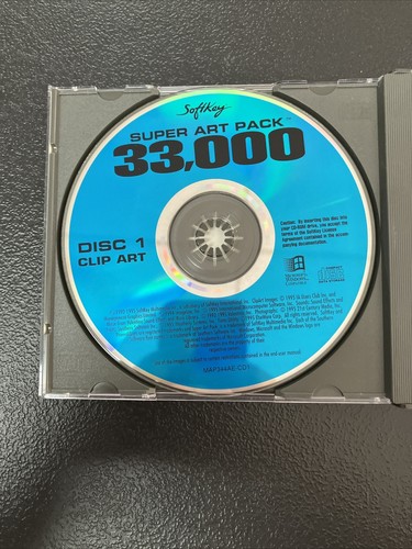 Super Art Pack (1995) 33,000 Pre-Owned CD-ROM (VG) Windows 95 or Later - Picture 2 of 9