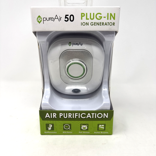 pureAir 50 Plug-In Ion Generator Air Purifier Odor Elimination NIP