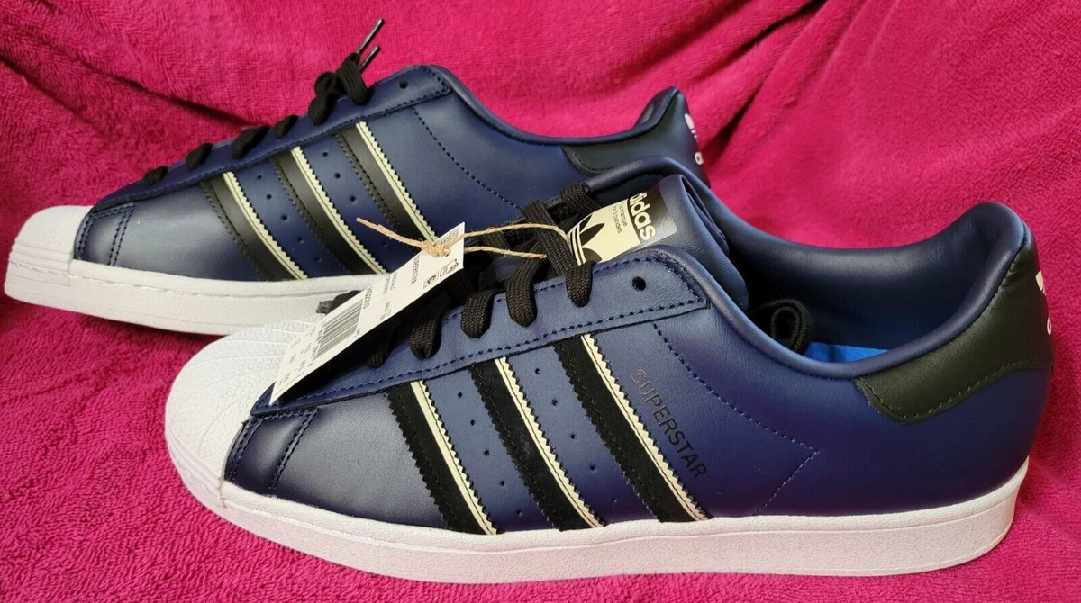Adidas originals superstar navy sale