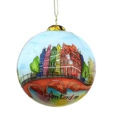 Amsterdam Glass Ornament 3 Inch 