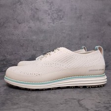 COLE HAAN Original Grand Stitchlite Golf Shoes Womens 8 B Beige W23346