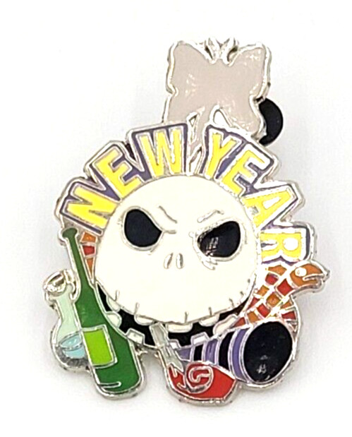 Disney The Nightmare Before Christmas Holiday Mystery New Year Jack Pin 2008