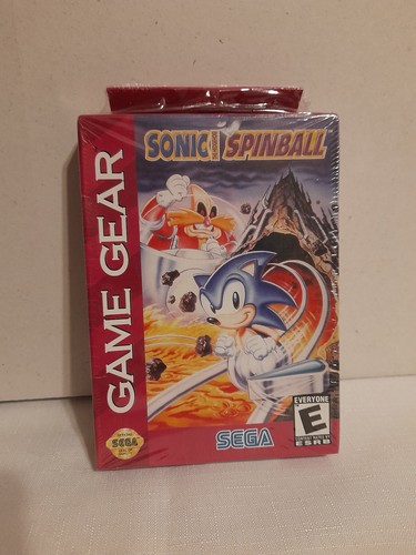 Sonic Spinball (Sega Game Gear, 1994) New and Sealed Game Cartridge In Box - Picture 6 of 6