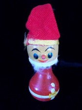 Norway Denmark? SANTA Bobble Head Nodder Vintage 1940 50's Small Unique ornament