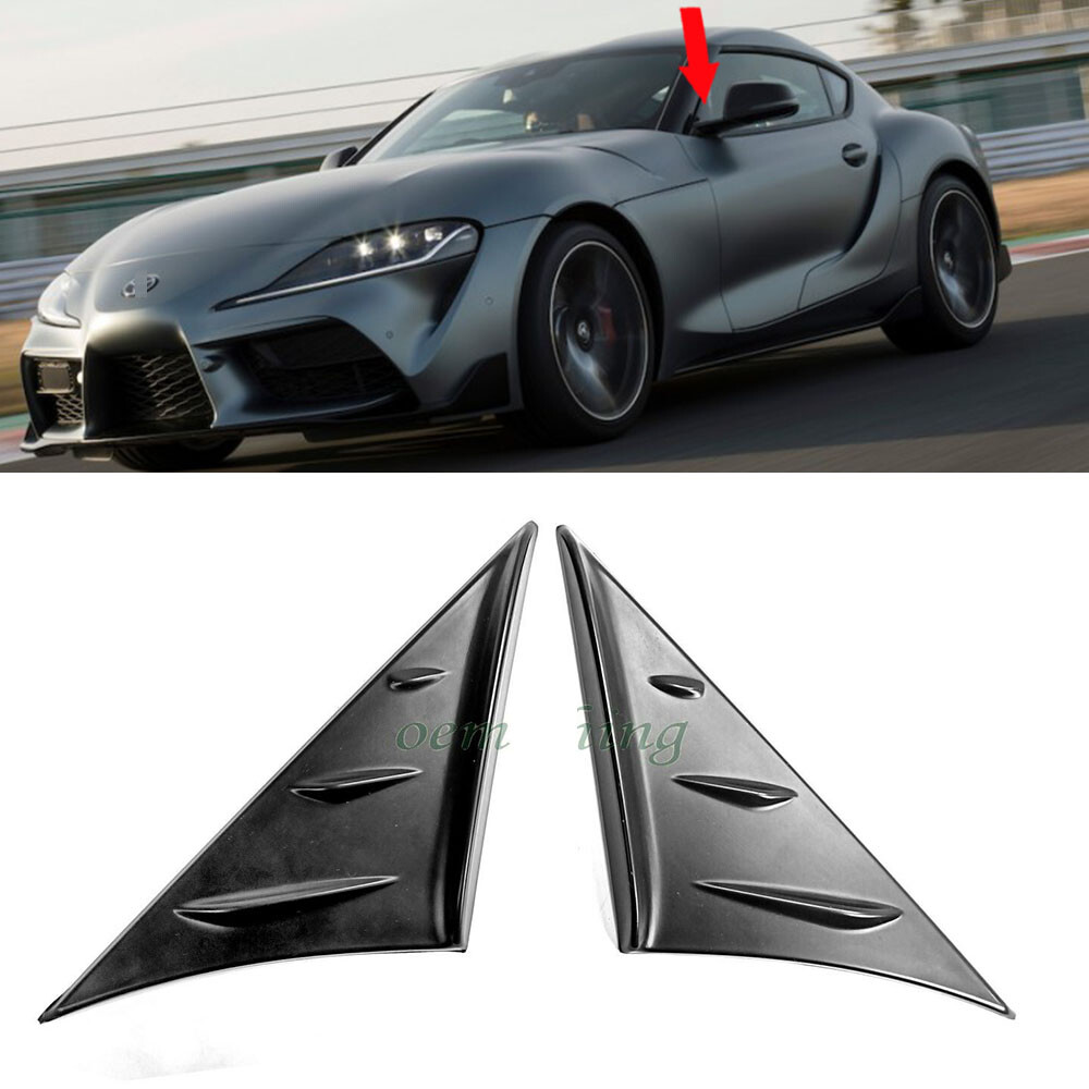 2021 Toyota GR Supra J29 Matte Black Side Vent Louvers