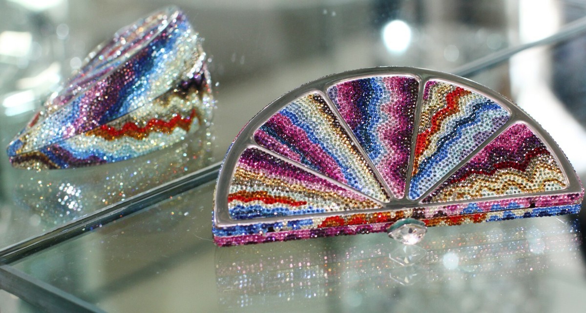 【激レア新品未開封】J-WALK DIAMOND COLLECTION 8cm JUDITH LEIBER WILD MELON FRUIT SLICE SWAROVSKI CRYSTAL SHOULDER