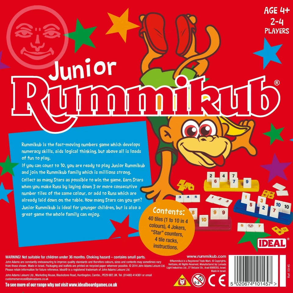 Rummikub Junior by IDEAL - Fun & Educational Tile Game for Kids - Image 2 of 3