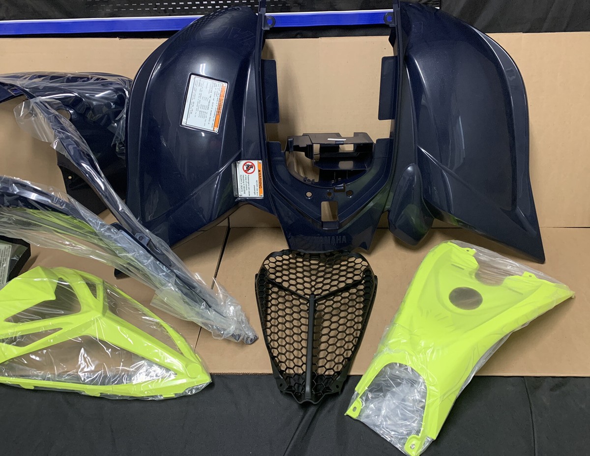 Raptor 700 Plastics GENUINE YAMAHA fenders 06-24 ELECTRIC GREEN