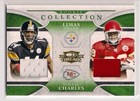 2008 JAMAAL CHARLES & LIMAS SWEED THREADS ROOKIE JERSEY #/500 TEXAS LONGHORNS