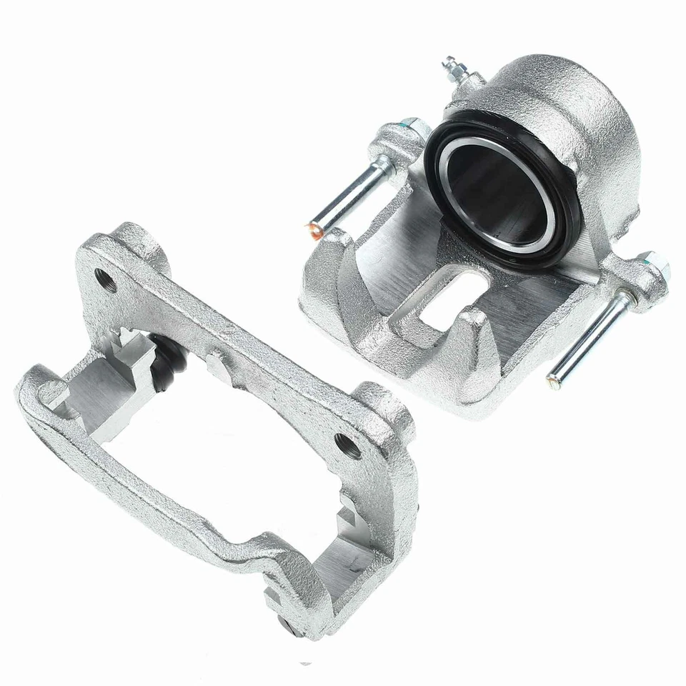 Par de pinzas de freno delanteras con soporte para Suzuki Grand Vitara 99-05 Sidekick XL-7 Foto 3 de 4