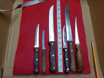 ASSORTED KNIFE LOT HOME CONCEPTS-FLINT=J MARTINI ETC