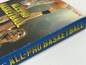 All Pro Basketball NES CIB Complete Nintendo Game Box Manual Sleeve Styrofoam
