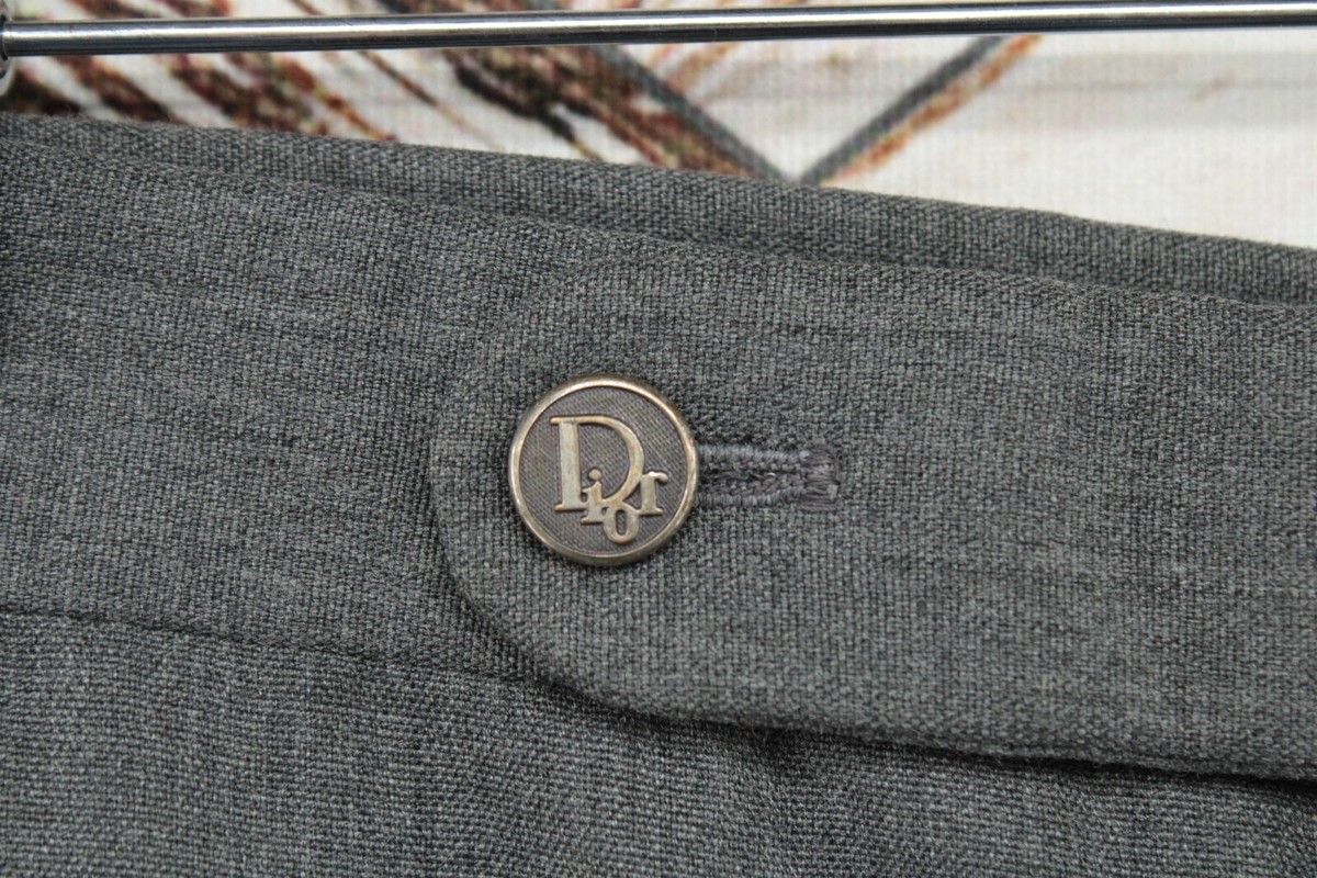 Christian Dior Pants Men's 35X31 Gray Grand Luxe Trousers Christian Dior Pants Men's 35X31 Gray Grand Luxe Trousers