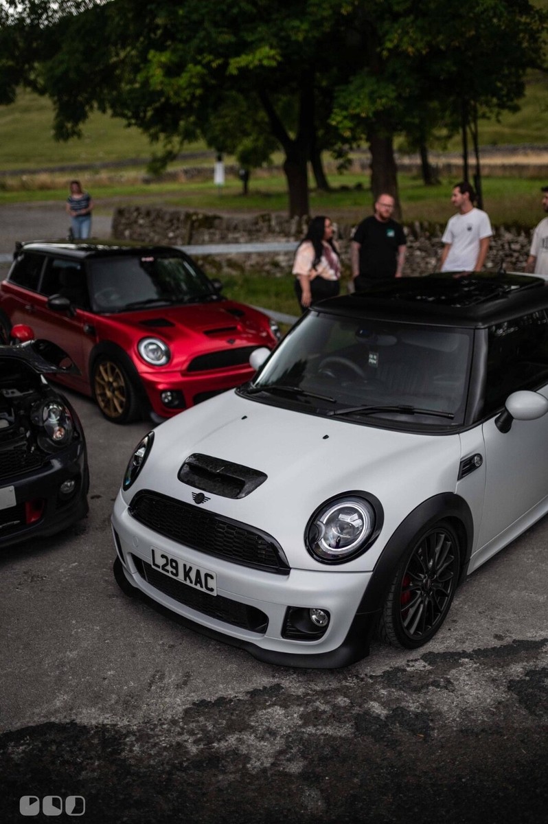 For MINI R56 Cooper S JCW Full DeChrome Gloss Black Out Kit Covers