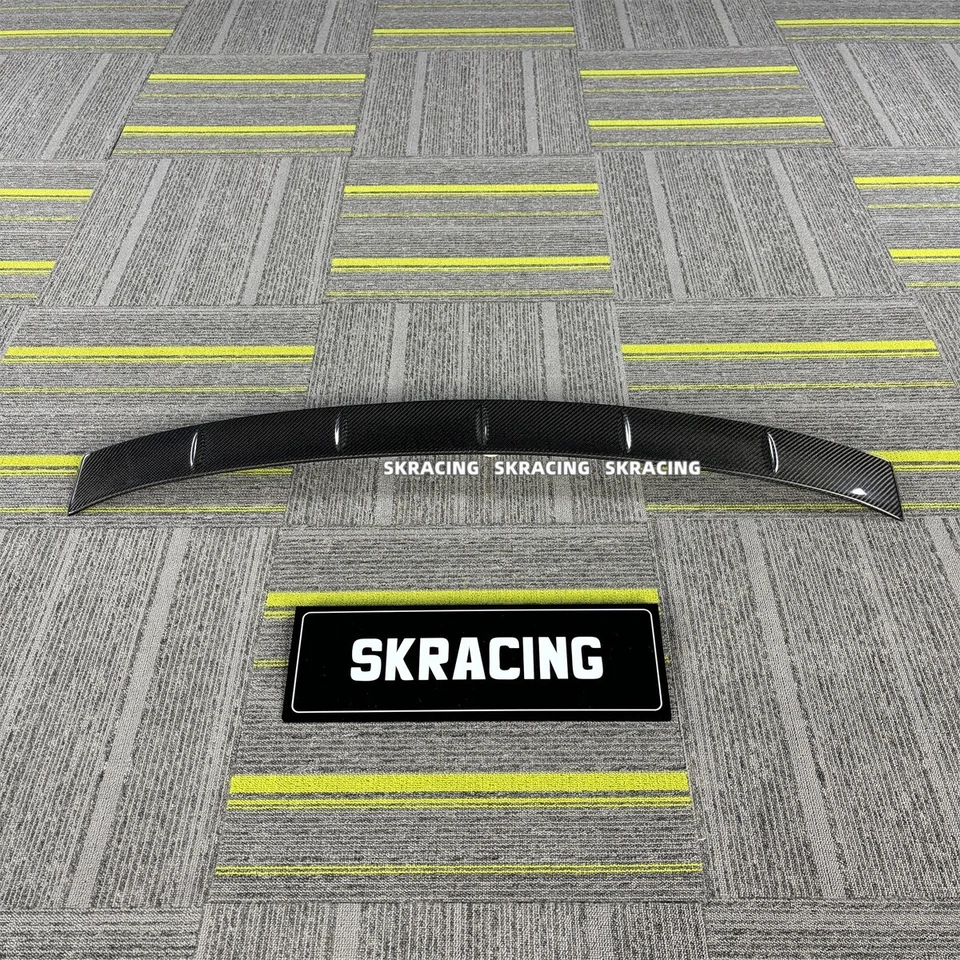 Fits For Cadillac CT6 2016-2018 Real Carbon Fiber Roof Trunk Spoiler Wing Flap - Imagem 3 de 4