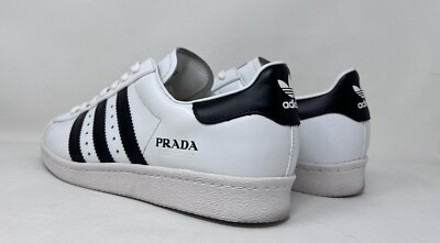 adidas x Prada Superstar sneakers Men's 9.5 White & Black