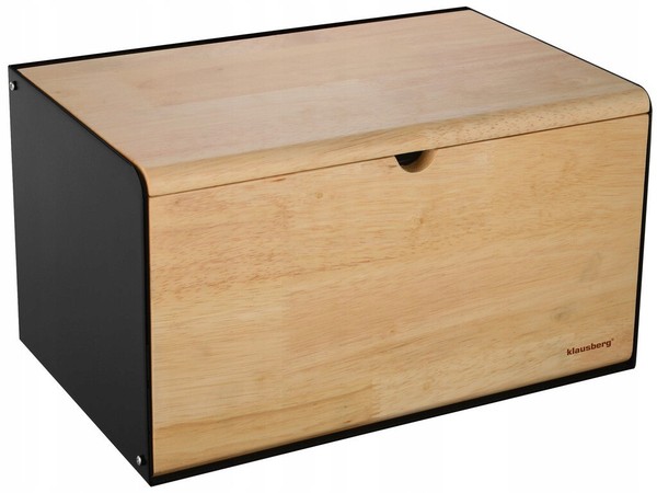 Klausberg KB-7386 Brotkasten BrotbehäLter Brotbox Doppelseitig Aufbewahrungsbox-image