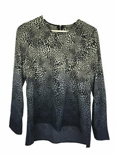 vince camuto leopard print blouse