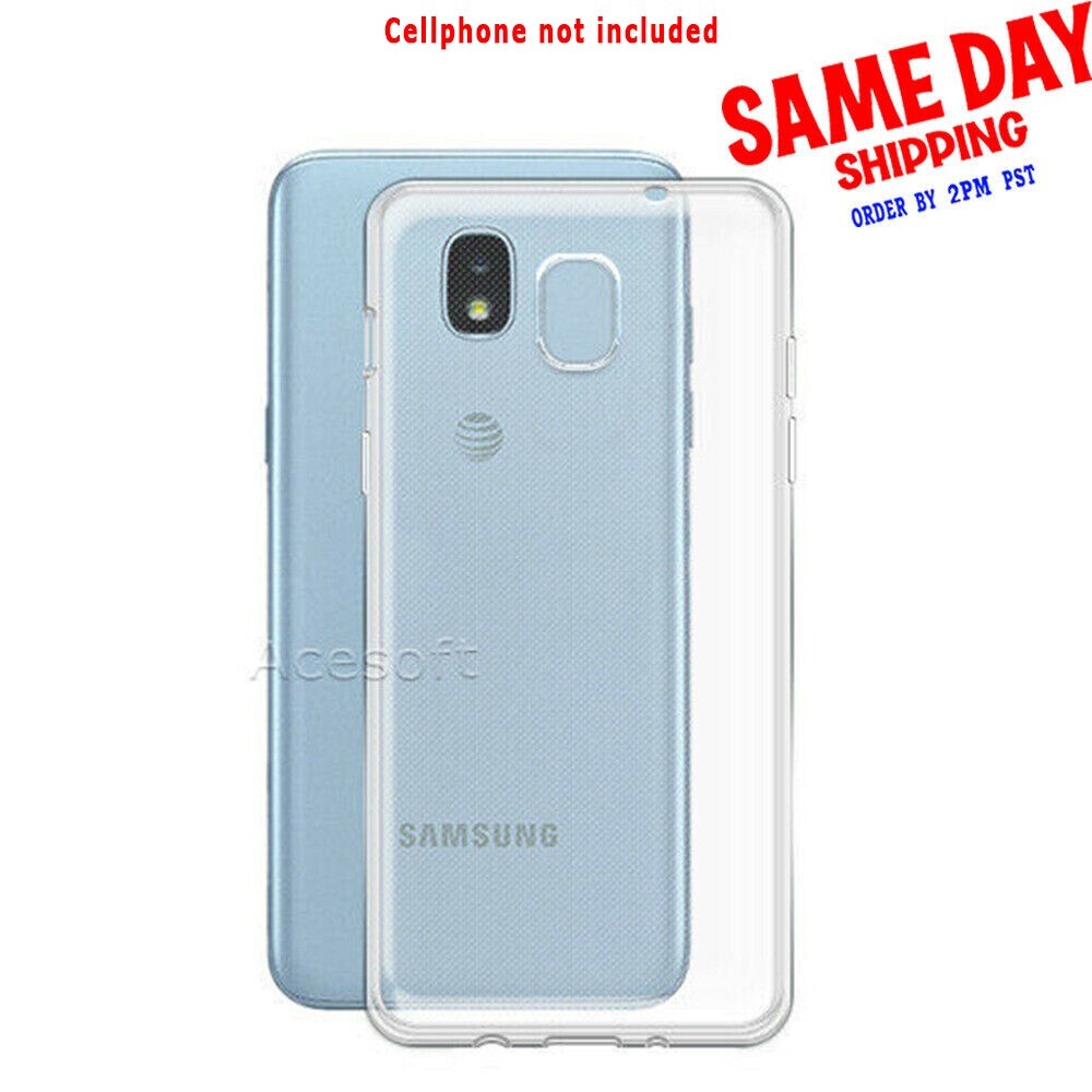 Shock Absorbing Slim Soft TPU Case f Samsung Galaxy J3 V (2018) SM