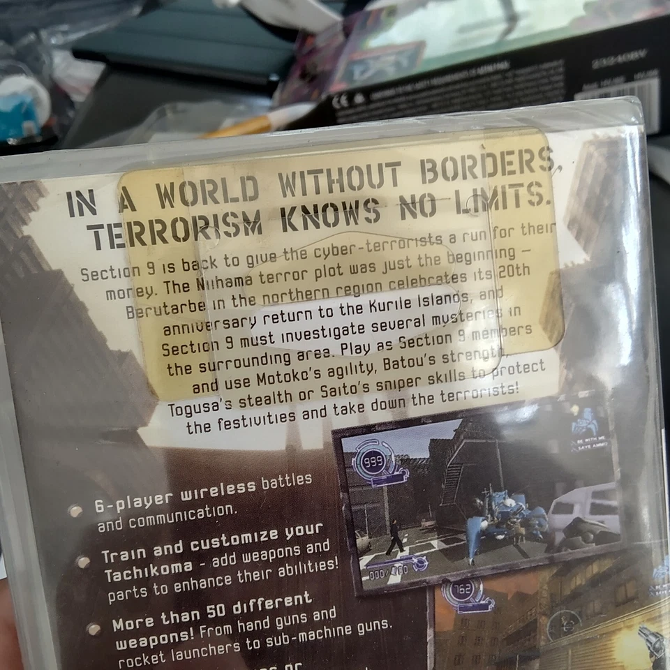 Ghost In The Shell Stand Alone Complex PSP Sony Playstation NEW Factory Sealed  - Image 4 of 4