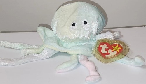 Ty Beanie Baby - GOOCHY the Jellyfish 7.5" NEW MWMTs Stuffed Animal Plush Toy - Picture 5 of 9