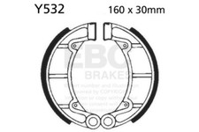 FITS YAMAMA YFM 250 BT/BV BRUIN 2005-2006 EBC REAR Brake Shoes Y532