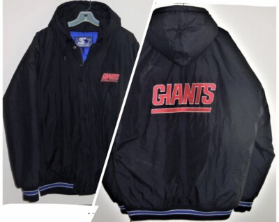 Starter NFL Giants ジャケット Lサイズ Vintage New York Giants Starter Jacket Satin Mens Size XL NFL 80s