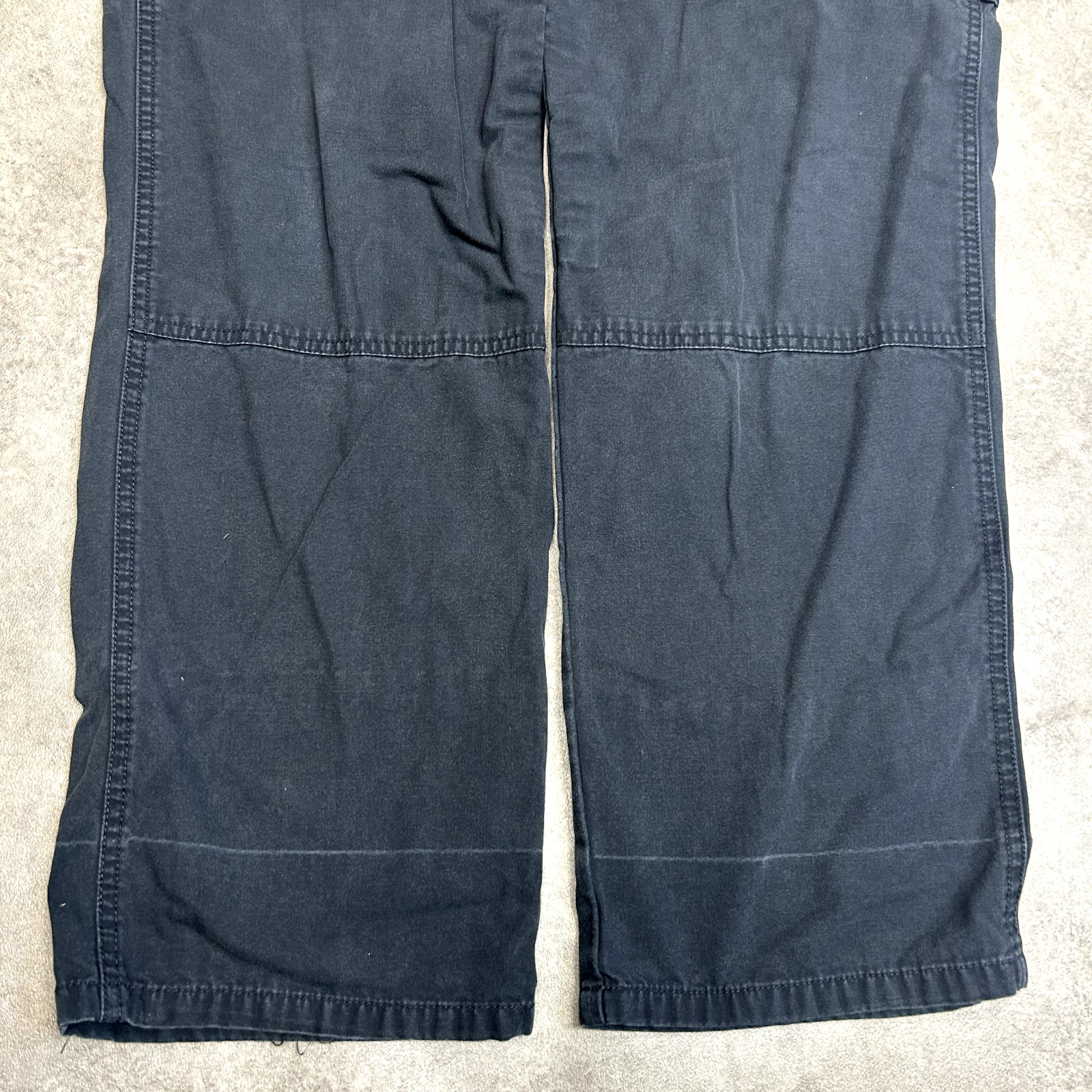 Royal Robbins Cargo Trousers Mens Regular Fit Y2K Workwear Trousers Black, 34” image 3