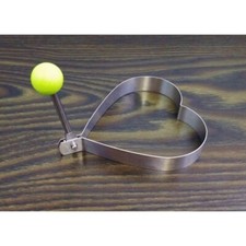 2x Spiegeleiform Edelstahl Spiegeleierform Braten Herz Eierform Eier Pfanne NEU