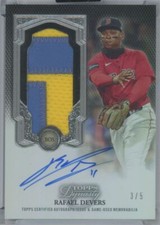 2023 TOPPS DYNASTY RAFAEL DEVERS Auto /5 #DAPB-RD1 2 COLOR CITY CONNECT JERSEY