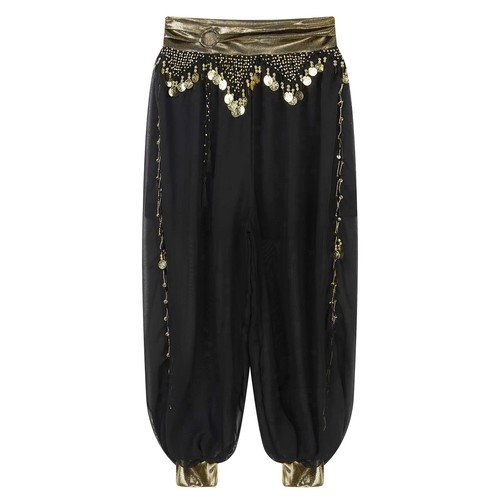 Women Belly Dance Harem Pants Sequin Tassel Trousers Arabic Performance Costume - Picture 37 of 117