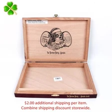 Fat Bottom Betty Gordito Empty Wood Cigar Box 10.5" x 7" x 1.5"