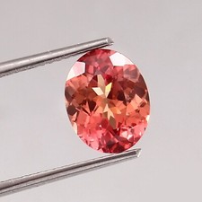Wonderfull Natural Ceylon Padparadscha Sapphire Loose Oval Gemstone Cut 9x7 MM
