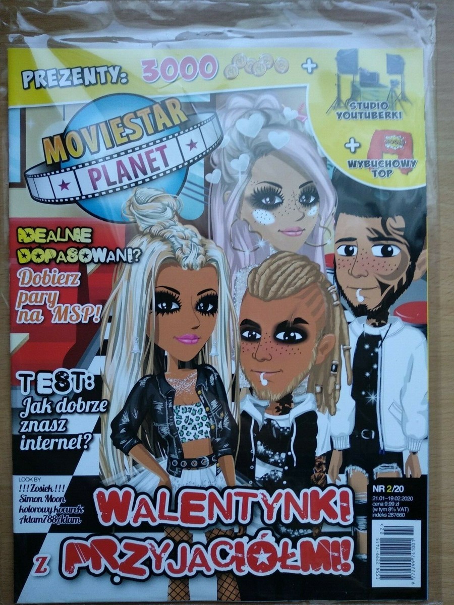 MovieStarPlanet Magazine 2/2020 code: 3000SC+ Youtuber Studio