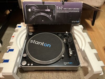 Stanton T.62 USB DJ turntable Recorder with USB S-shaped tone arm Japan