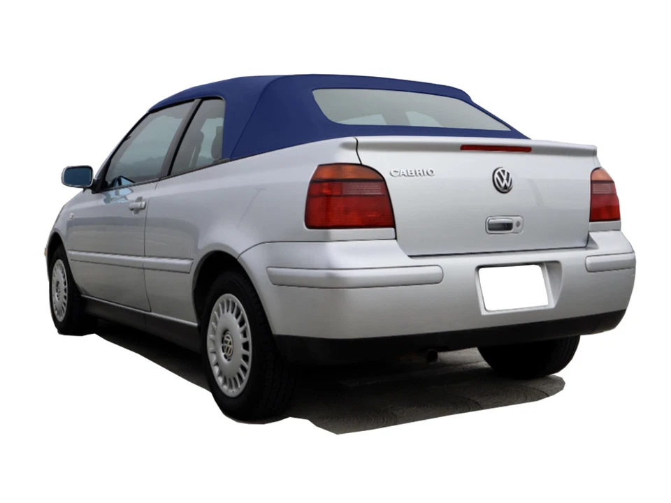 Se adapta a: VW Volkswagen Golf Cabriolet 1995-00 techo blando HAARTZ azul ALEMÁN Foto 4 de 4