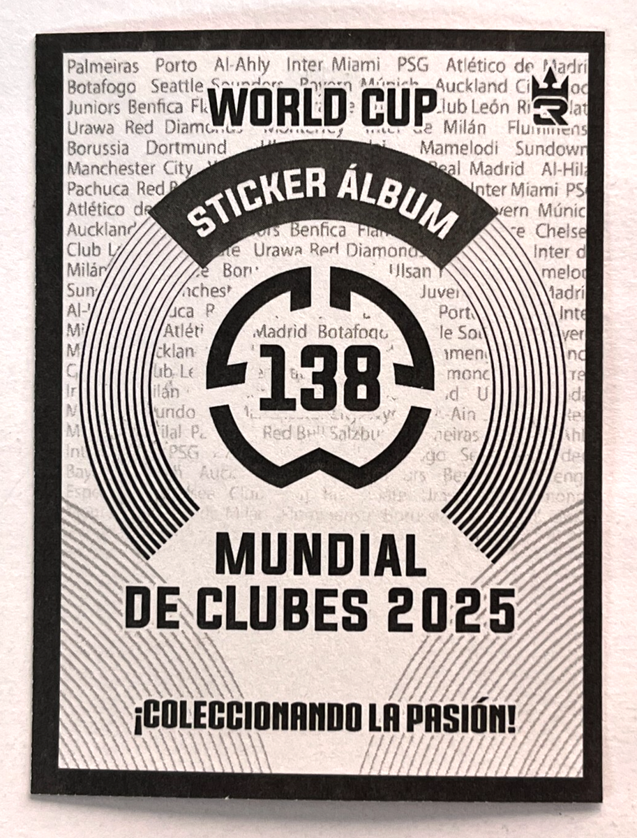2025 FIFA CLUB WORLD CUP 3R Sticker #138 ANATOLIY TRUBIN Benfica