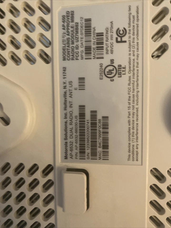 Lote de 12 puntos de acceso Motorola AP-6532 AP-6532-66030-US - sin probar Foto 3 de 4