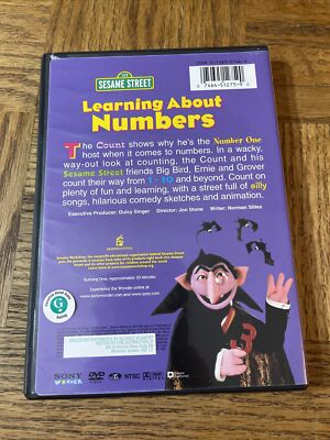Sesame Street Learning About Numbers DVD 74645127590| eBay