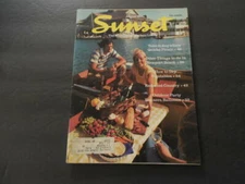 Sunset Mag Of Western Living August 1976 Quiche Picnic; Newport Beach   ID:20421