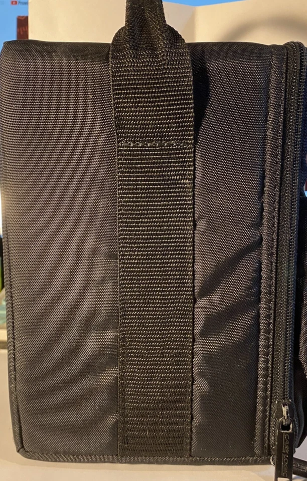 Case Logic 15 CD Zip-Up Soft Cover Hard Storage Carry Case Holder Black USA - Image 2 of 4