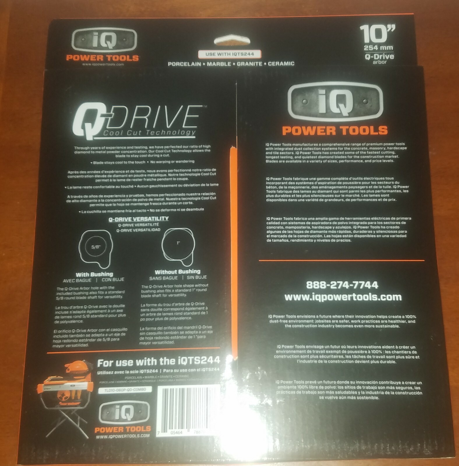 iQ Power Tools iQTS244 10" QDrive Combination Blade Brand New OEM eBay