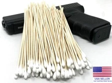 Cobra Gun Cleaning 6-Inch Cotton Swabs for Maintenance On Your Firearms 100 Ct