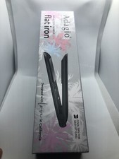 Adagio California Not So Mini Ceramic Flat Iron New In Box Black