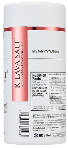 K-LAVA SALT Koreas Nr. 1 Bambussalz – Lila 9 x, Kristall, 70 g, lila salz - Bild 2 von 9