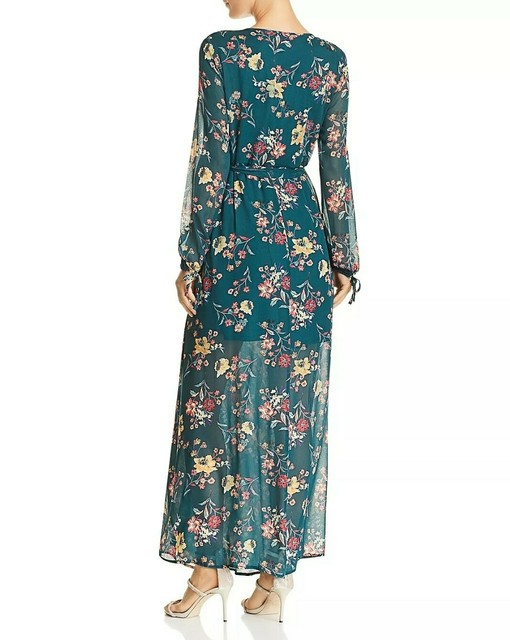 Band of Gypsies Womens Green Floral 