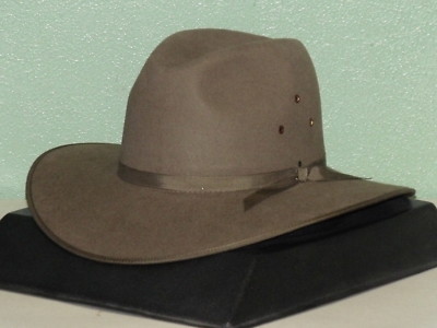 AKUBRA カウボーイハット・Made in AUSTRALIA AKUBRA カウボーイハット 黒 サイズ58 - メルカリ