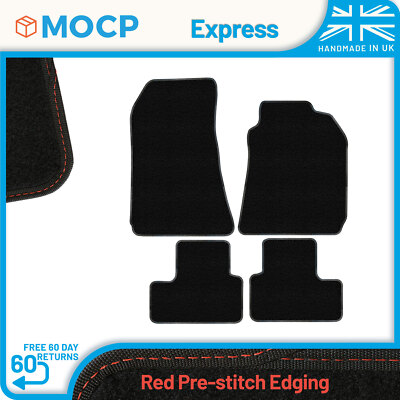 Express with Red Pre-Stitch Trim Car Mats to fit Alfa Romeo 159 No Mat Clips ...